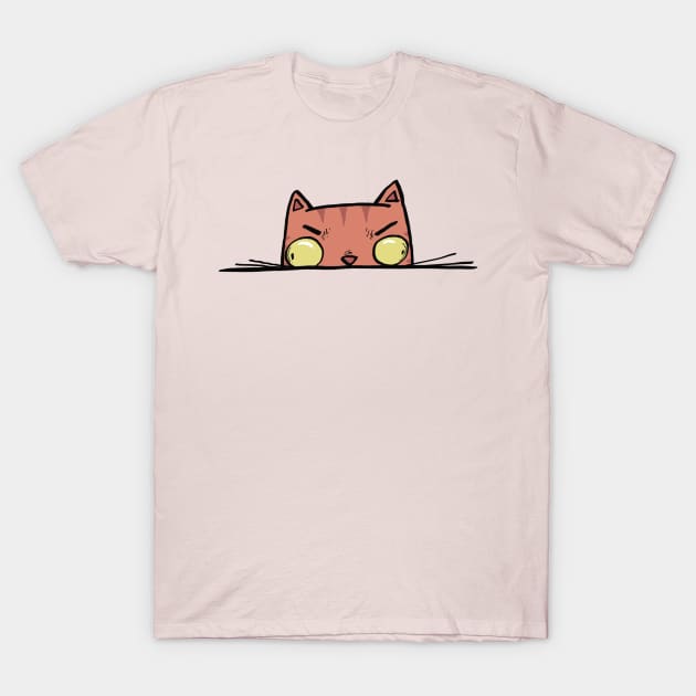 Cat peaked T-Shirt by neilkohney